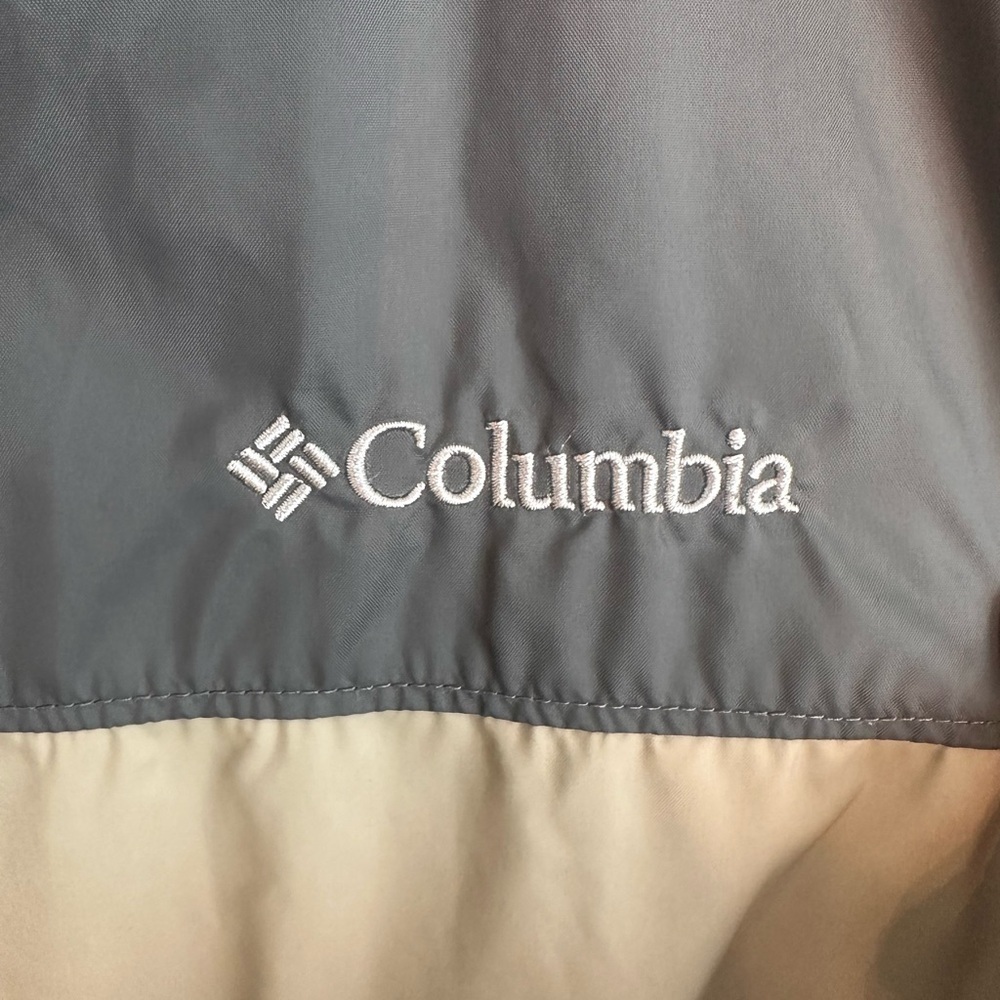 Columbia 2 Tone Lightweight Windbreaker W/Fold Away Hood Size 5X - Picture 4 of 11